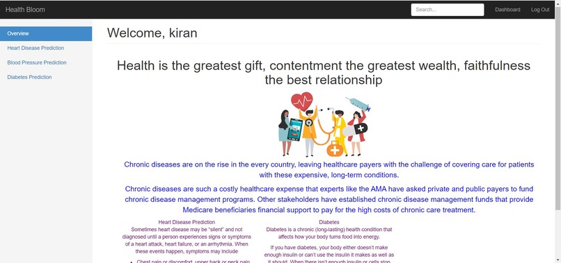 HealthBloom – screenshot 2