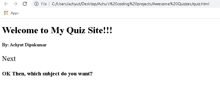 Awesome Quizzes – screenshot 1