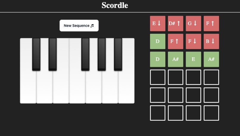 Scordle – screenshot 1