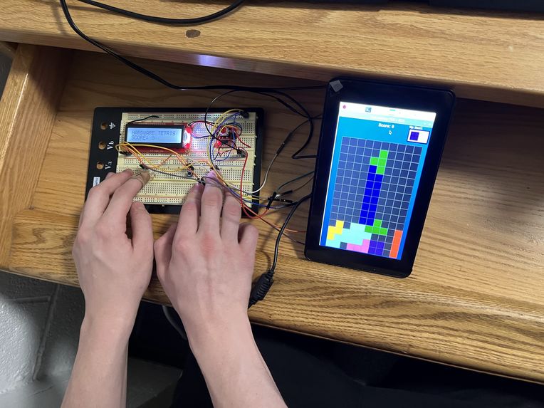 Hardware Tetris – screenshot 2