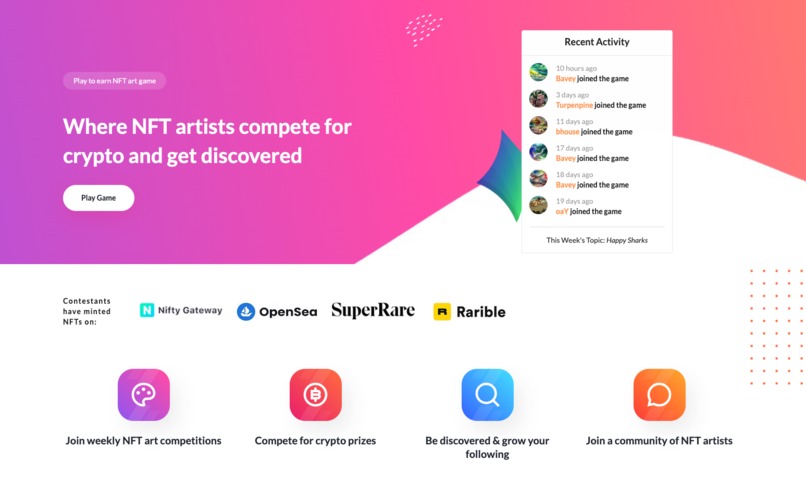 NFT Art Contest – screenshot 1