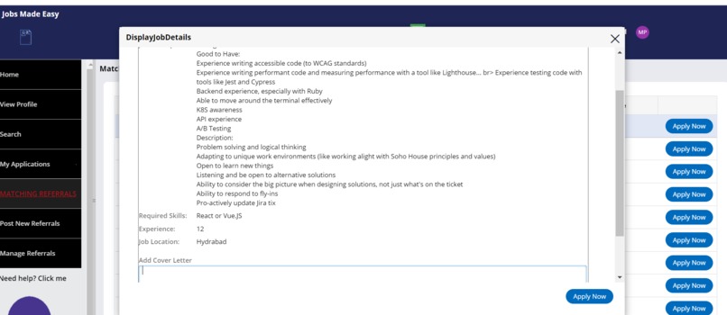 JobsMadeEasy – screenshot 7