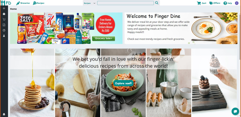Finger Dine - Cook Eat Save – screenshot 2