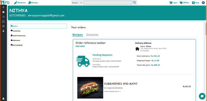 Finger Dine - Cook Eat Save – screenshot 3