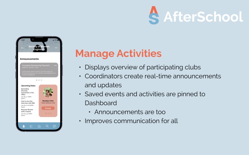 AfterSchool App – screenshot 3