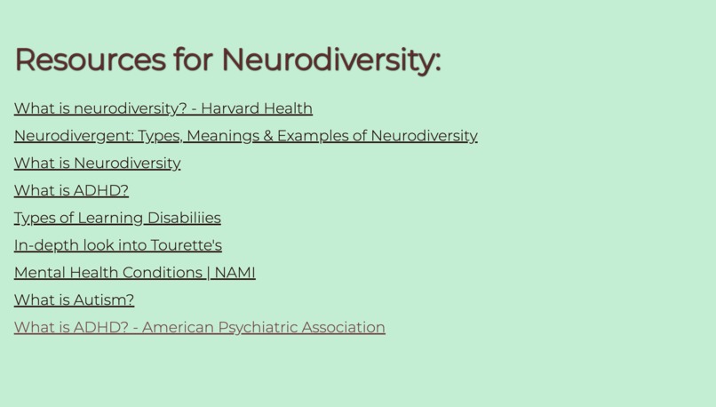 Team Simren and Julia - Neurodiversity For Parents – screenshot 5