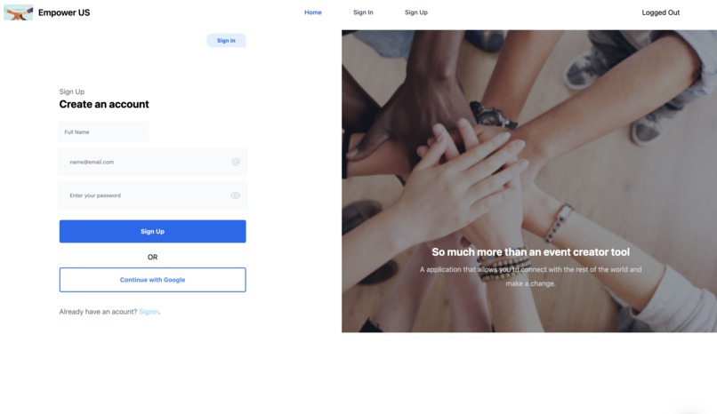 Empower Us – screenshot 1