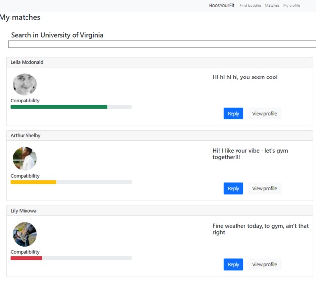 HoosYourFit – screenshot 3