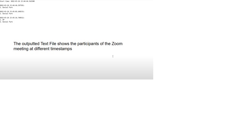 ZoomScrape – screenshot 3