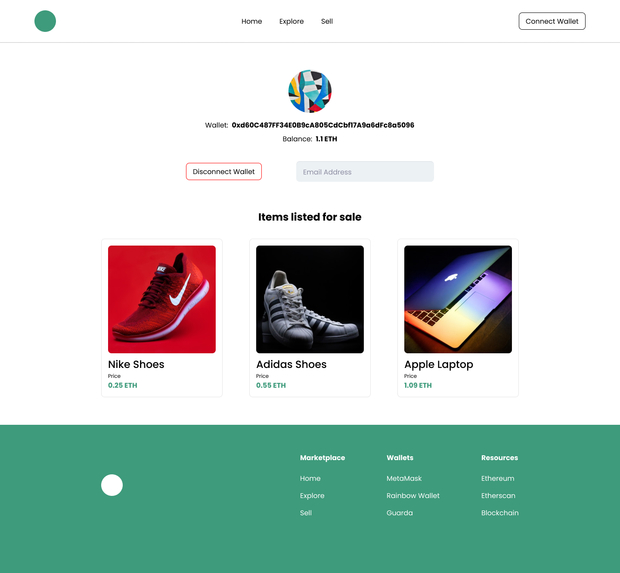 Crypto Marketplace – screenshot 2