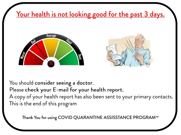Covid Quarantine Assistance Program – screenshot 3
