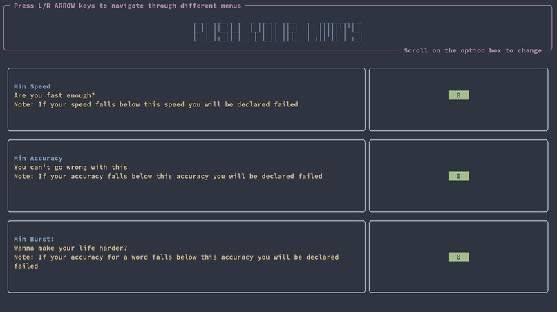 Termtyper – screenshot 3