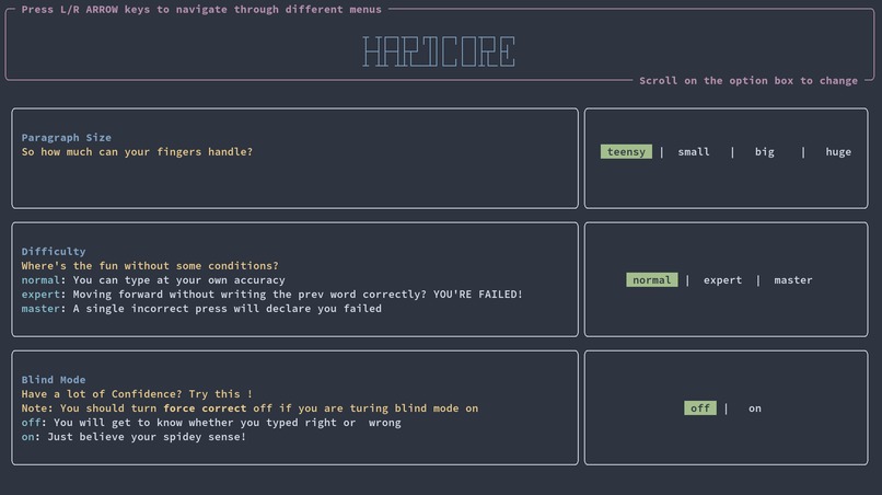 Termtyper – screenshot 5
