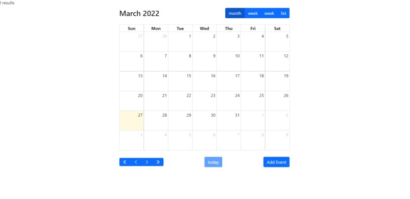 Calendar Project for Winhacks2022 – screenshot 1