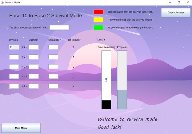 Base Conversion Game – screenshot 2
