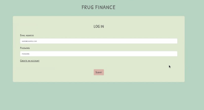 Frug Finance – screenshot 2