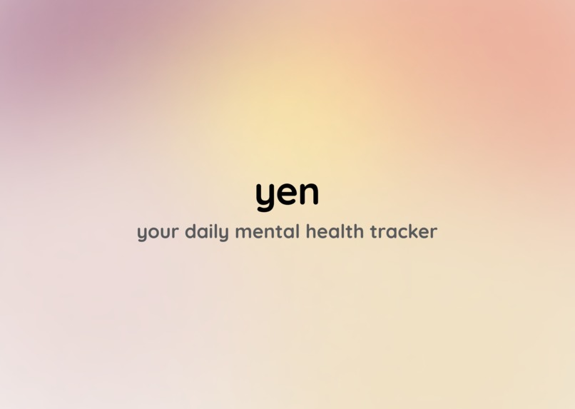 yen - daily mental health tracker – screenshot 1