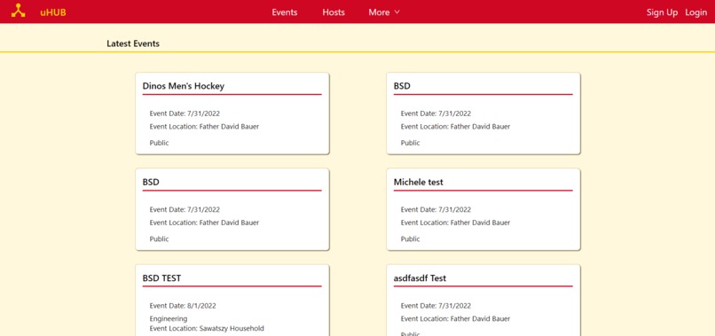 uHub – screenshot 1