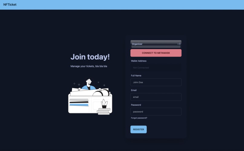 NFTickets – screenshot 1