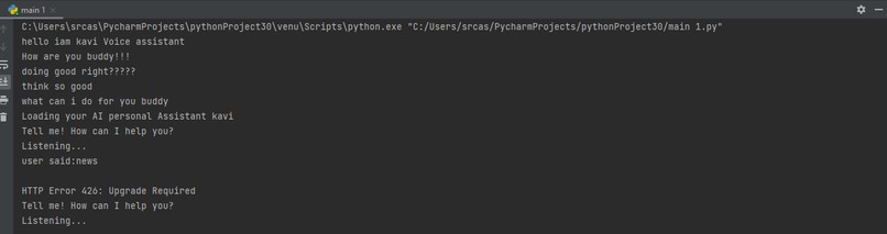 Ai and Ml voice assistant like alexa – screenshot 1