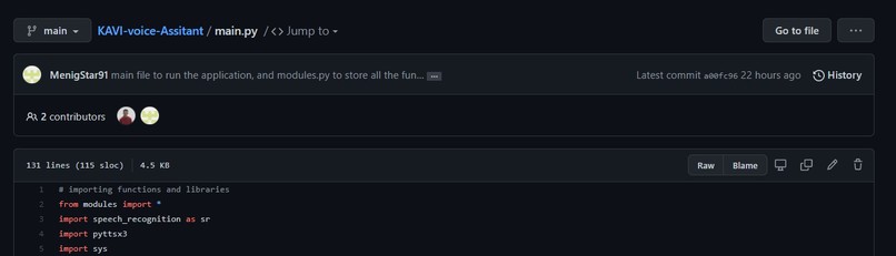 Ai and Ml voice assistant like alexa – screenshot 4
