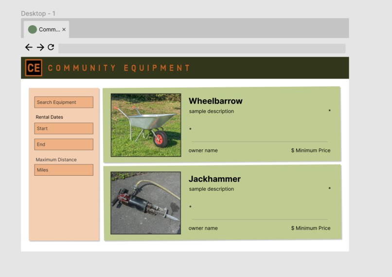 CommunityEquipment – screenshot 2