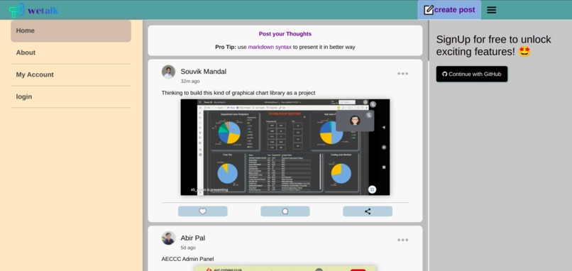 WeTalk – screenshot 1