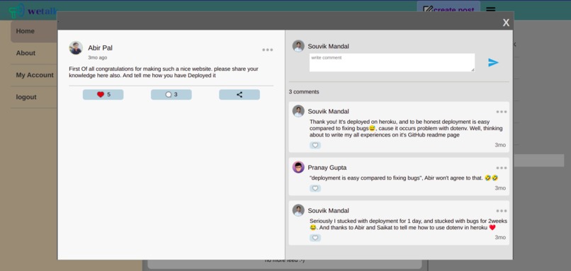 WeTalk – screenshot 3
