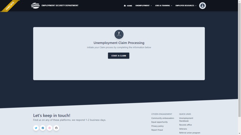 Unemployment Claim Processing – screenshot 2