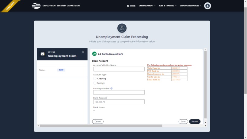 Unemployment Claim Processing – screenshot 6
