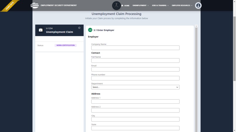 Unemployment Claim Processing – screenshot 7