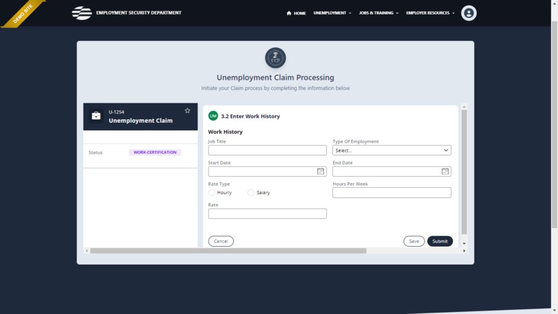 Unemployment Claim Processing – screenshot 8