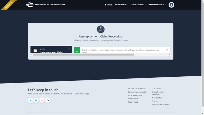 Unemployment Claim Processing – screenshot 9
