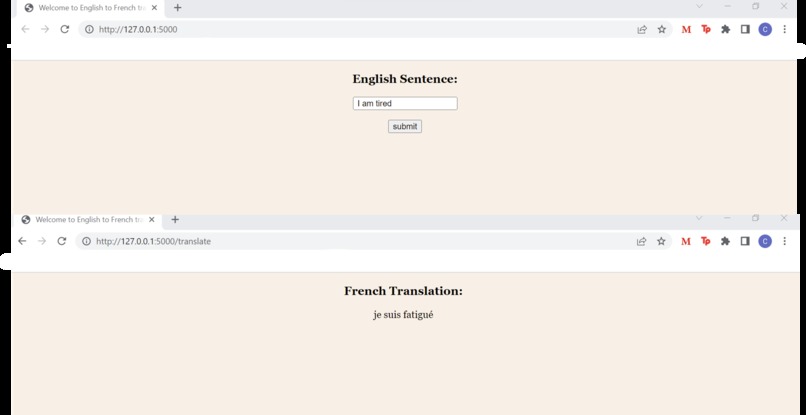 English to French Translator – screenshot 1