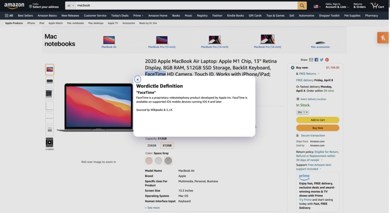 Wordictle Google Extension – screenshot 3