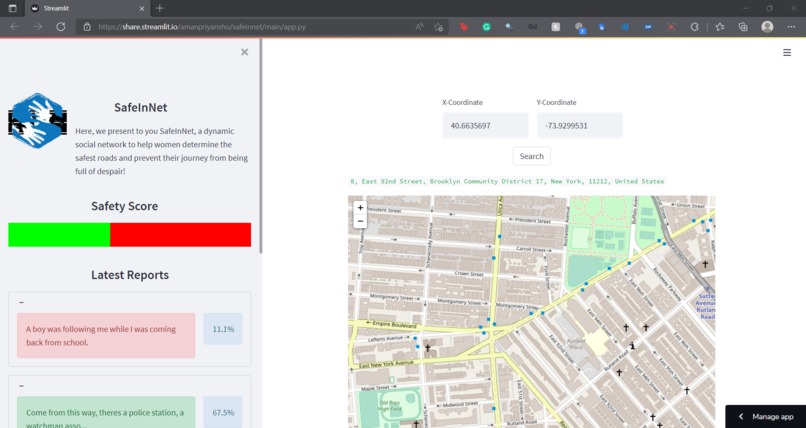 SafeInNet – screenshot 2