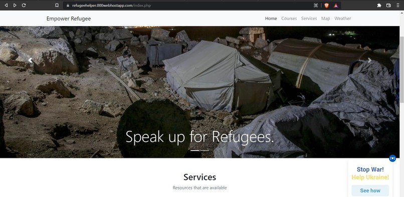 Refugee Helper – screenshot 1