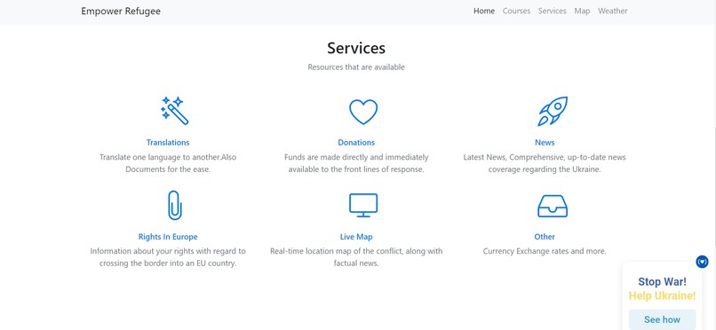 Refugee Helper – screenshot 2