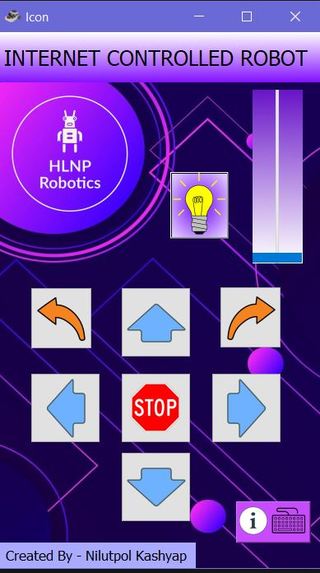 Internet Controlled Teleoperation Robot – screenshot 1
