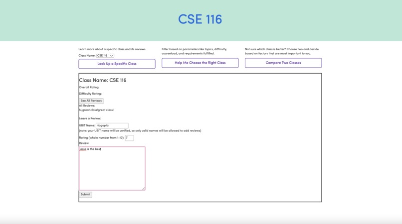 Rate My Courses – screenshot 2