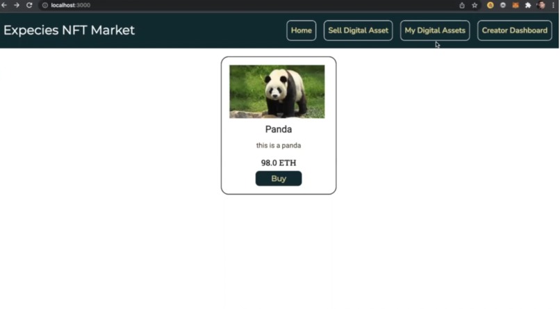 [O] Expecies NFT Market – screenshot 1