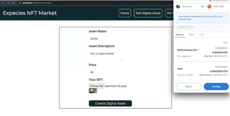 [O] Expecies NFT Market – screenshot 2
