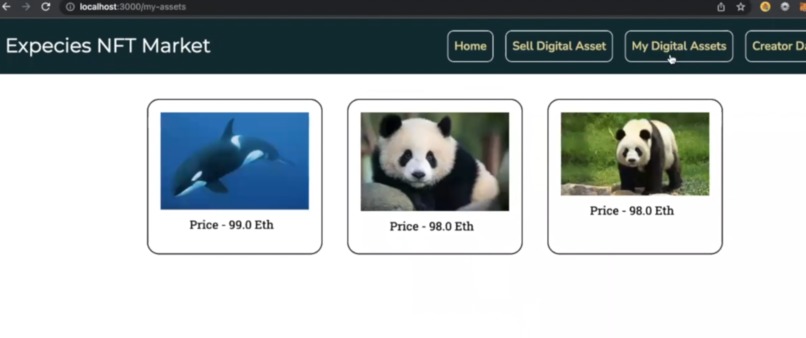[O] Expecies NFT Market – screenshot 4