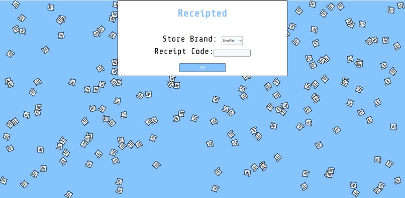 Receipted – screenshot 1