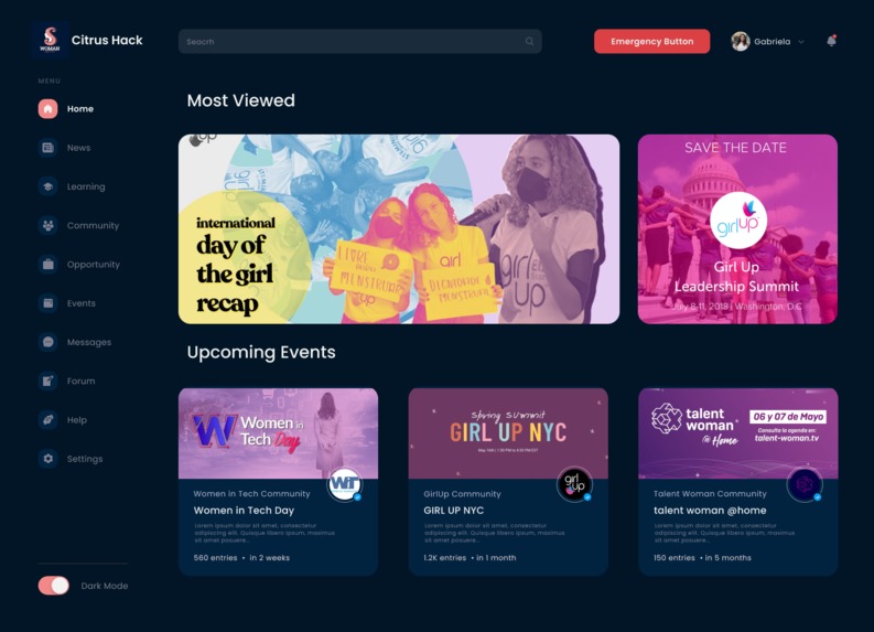 [O]sheConnects – screenshot 2