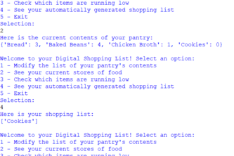 Digital Pantry