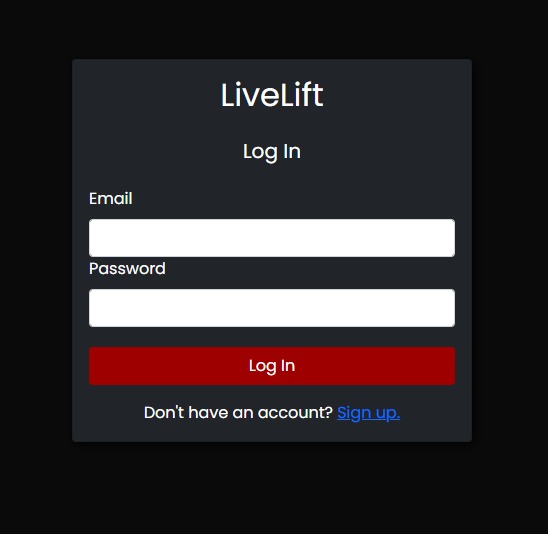 LiveLift – screenshot 1