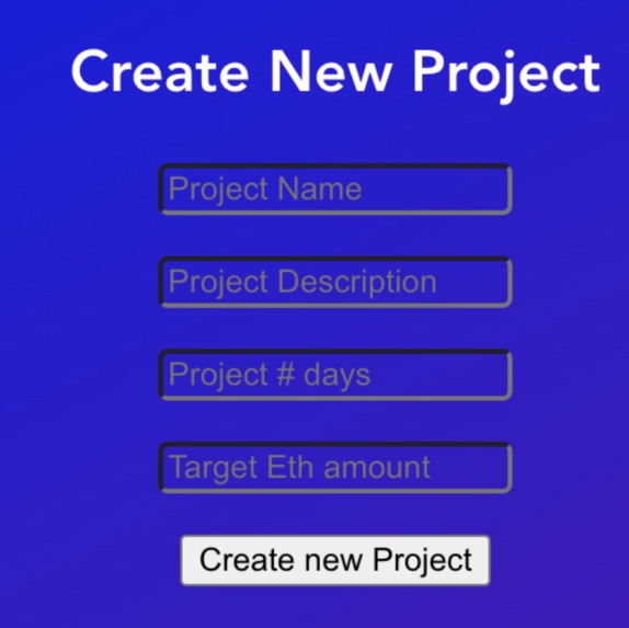 ZK-crowdfunding – screenshot 3