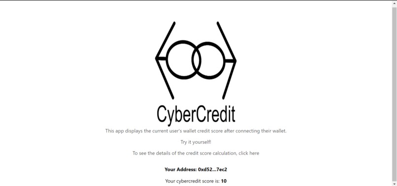 CyberCredit – screenshot 2