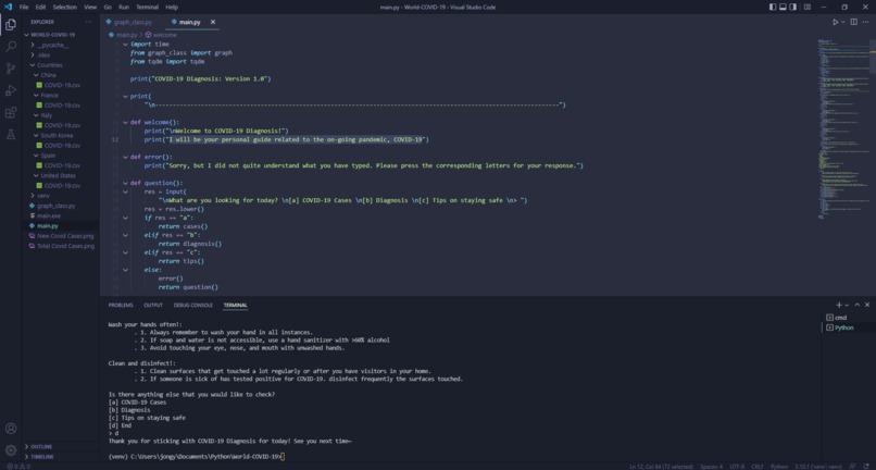 World-COVID19 – screenshot 1